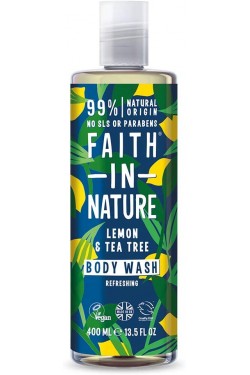 Faith in Nature-Αφρόλουτρο Έλαιο Τεϊόδενδρου και Βιολογικό Λεμόνι