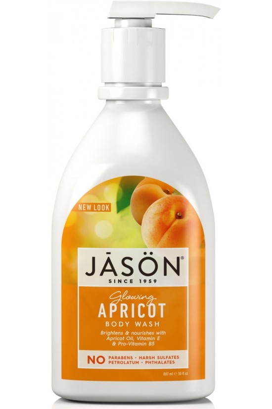 Αφρόλουτρο με λαμπερό Βερίκοκο Jason 887ml