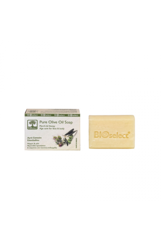 Σαπούνι με μύρο και μέλι Bioselect
