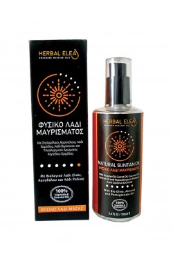 Herbal Elea Φυσικό Λάδι Μαυρίσματος 100ml