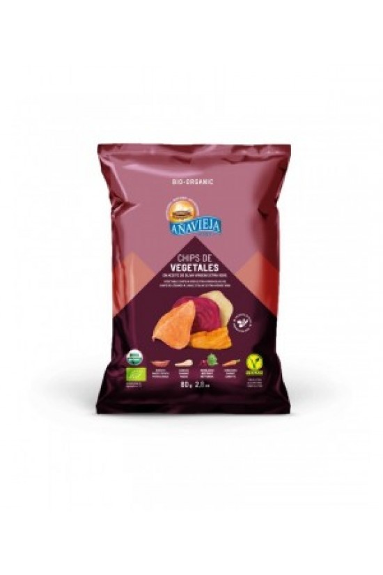 ANAVIEJA Chips Λαχανικών Organic 80 gr