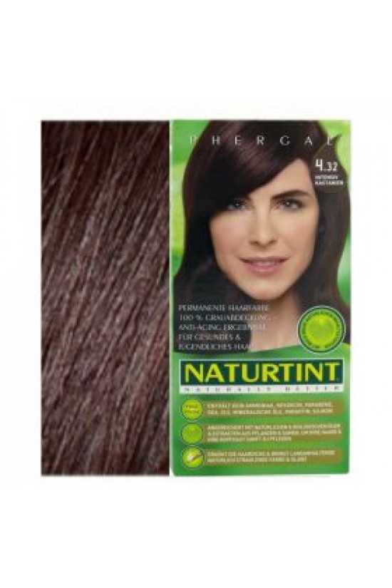 Naturtint Βαφή μαλλιών 4.32 έντονο καστανό 